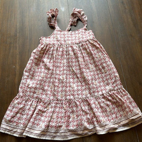 Size 8 Janie and Jack Disney Princess Moana lined cotton dress - Picture 1 of 8